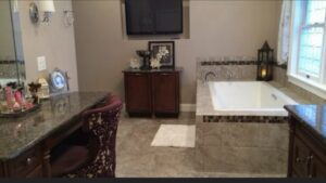 New bathroom counter