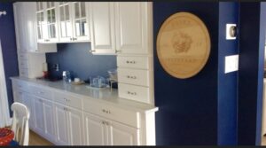 New marble kitchen counters