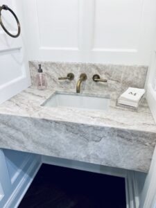 marble bathroom sink